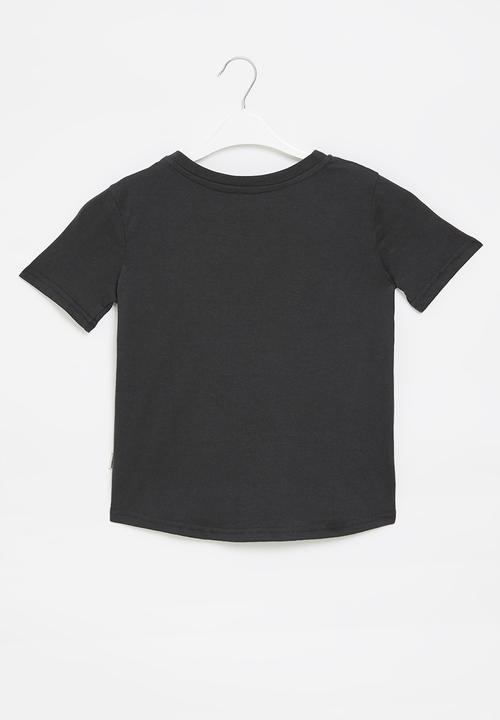 Billabong  - Girls african sun short sleeve tee - washed black