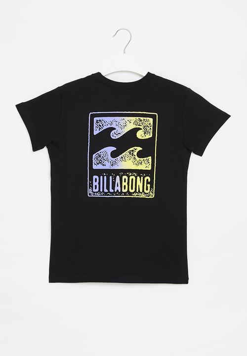 Billabong  - Crayon wave short sleeve - black