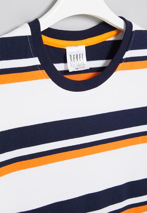 Rebel Republic - Boys stripe tee - multi