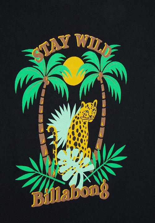 Billabong  - Groms wild vibes short sleeve tee - black
