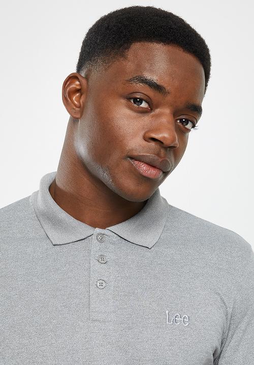 Lee  - Jaspe polo - grey 