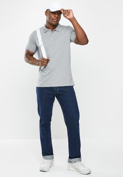 Lee  - Jaspe polo - grey 