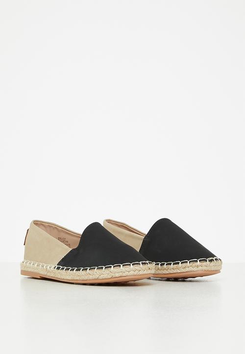 Viabeach -  Espadrille - black & stone
