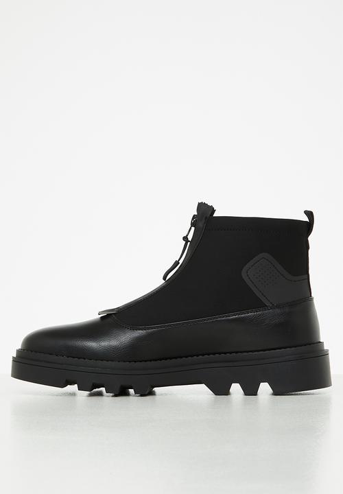 MAZERATA - Vinchey 9 leather lycra - black
