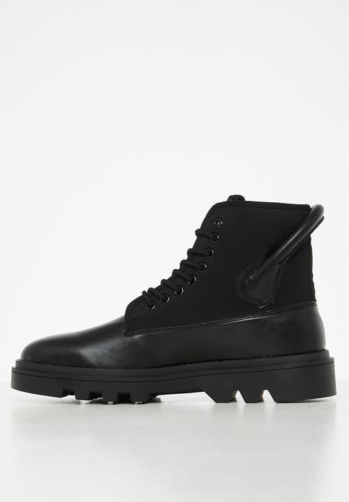 MAZERATA - Vinchey 8 leather lycra - black