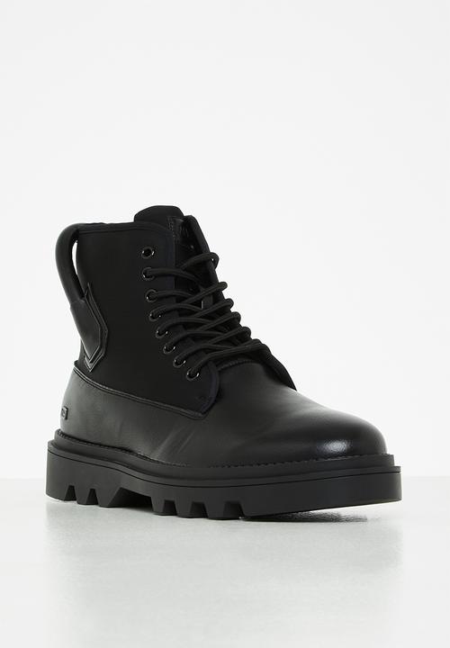MAZERATA - Vinchey 8 leather lycra - black