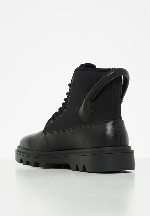MAZERATA - Vinchey 8 leather lycra - black