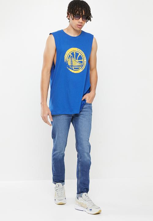 NBA - Golden State Warriors core full print tee - blue
