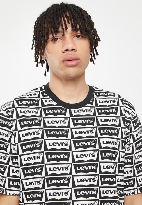 Levi’s® - Short sleeve relaxed fit tee - white & black