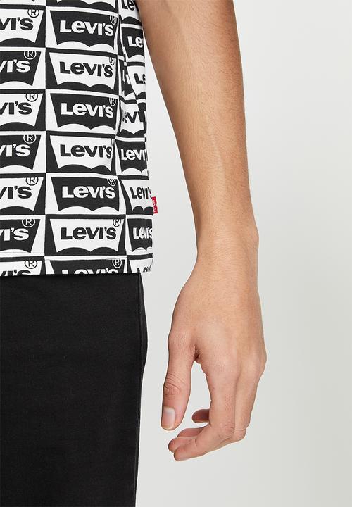 Levi’s® - Short sleeve relaxed fit tee - white & black