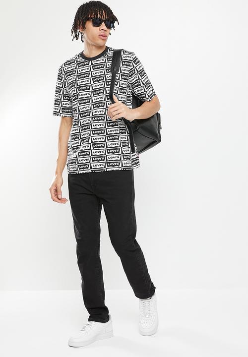 Levi’s® - Short sleeve relaxed fit tee - white & black