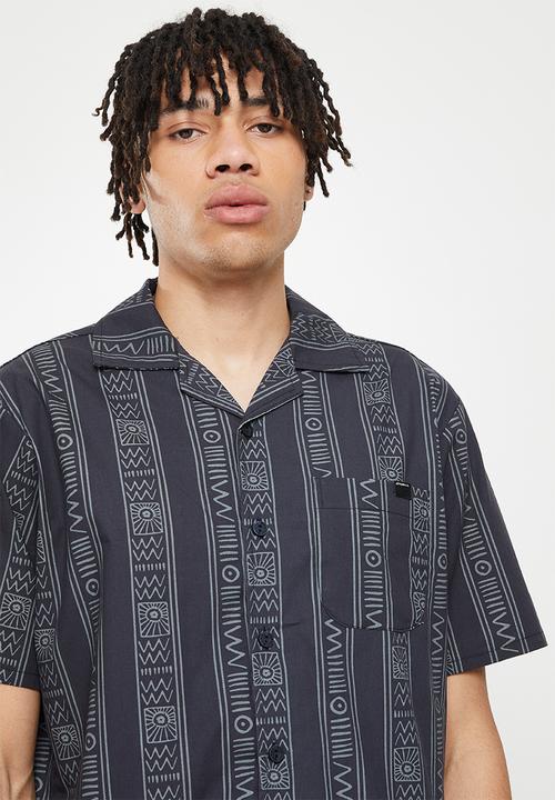 O'Neill - Mythic lines short sleeve woven shirt - black
