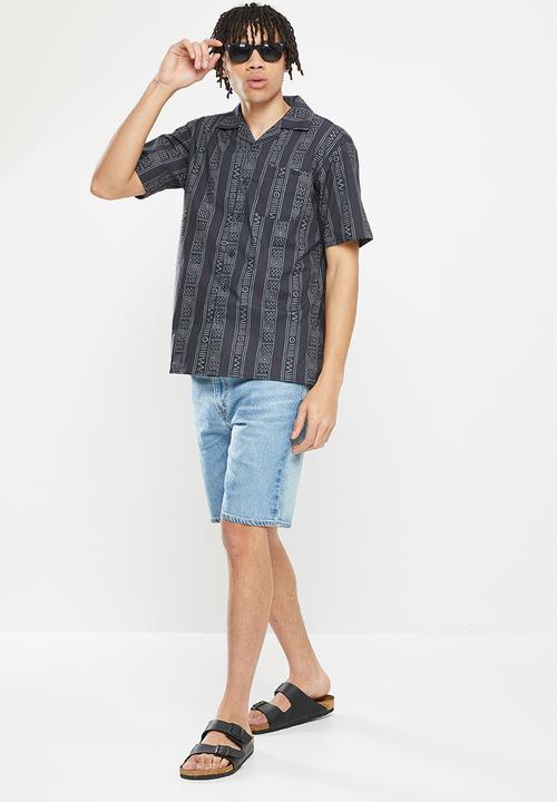 O'Neill - Mythic lines short sleeve woven shirt - black