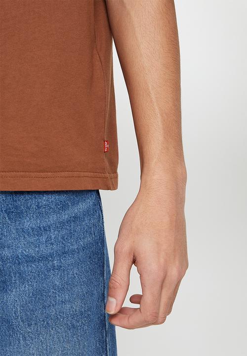 Levi’s® - Short sleeve relaxed fit tee poster logo gd - cinnamon