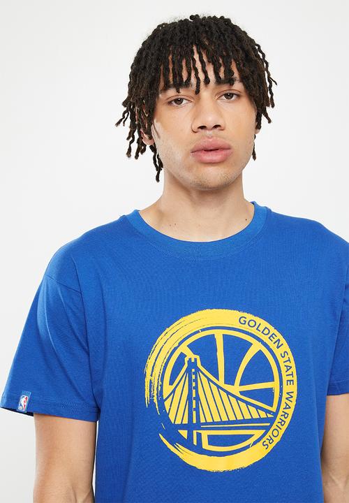 NBA - Golden State Warriors core badge print tee - blue
