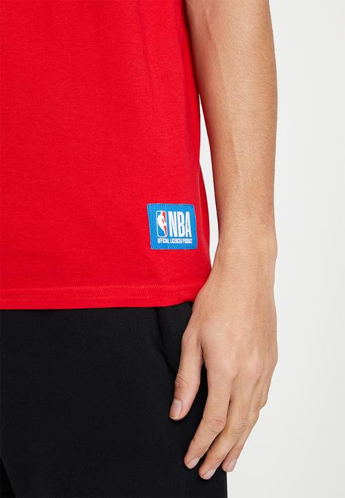 NBA - Chicago Bulls core badge print tee - red