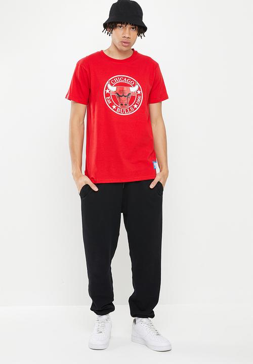 NBA - Chicago Bulls core badge print tee - red