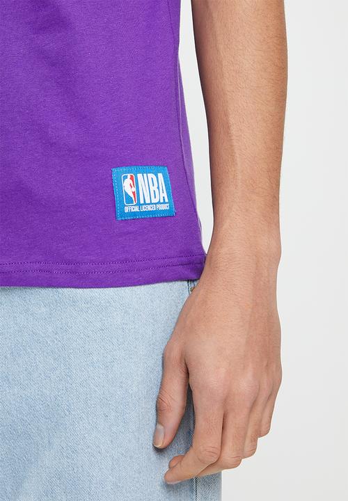 NBA - LA Lakers core badge print tee - purple