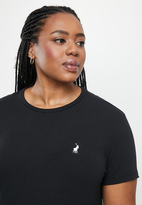 POLO - Plus allie basic short sleeve essential crew neck t-shirt - black