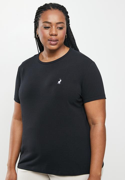 POLO - Plus allie basic short sleeve essential crew neck t-shirt - black