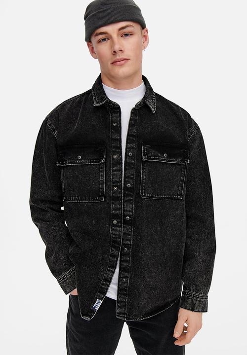 Only & Sons - Onsbill overshirt - black