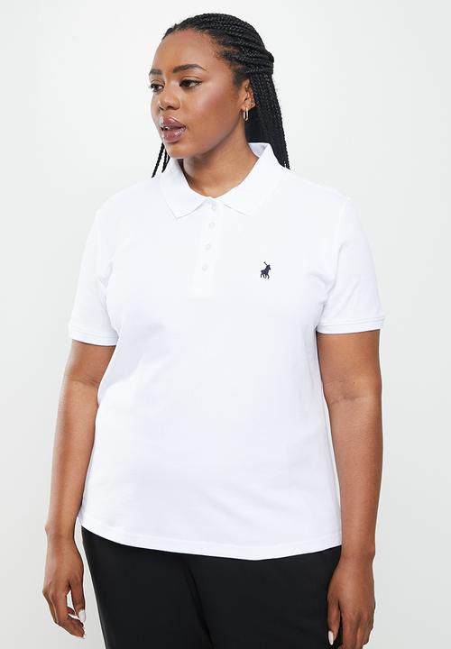 POLO - Plus margot short sleeve  essential golfer - white