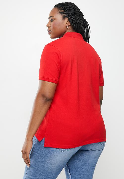 POLO - Plus margot short sleeve  essential golfer - red