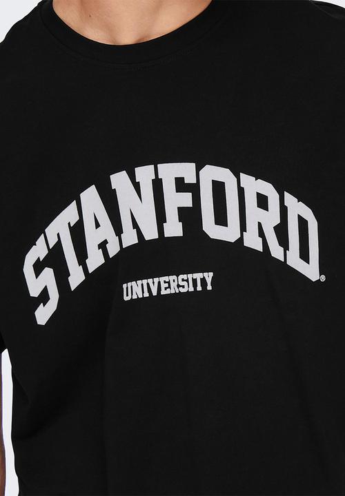 Only & Sons - Onsjake reg stanford short sleeve tee - black
