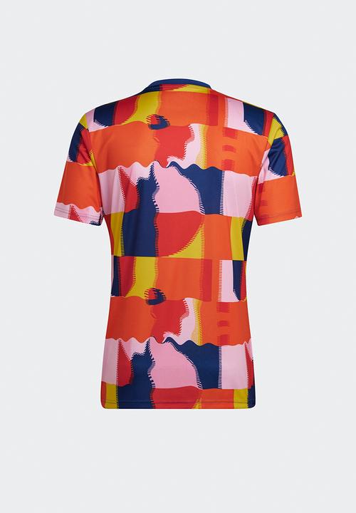 adidas Performance - Belgium Training T-shirt Pre Match World Cup 2022 - multicolor