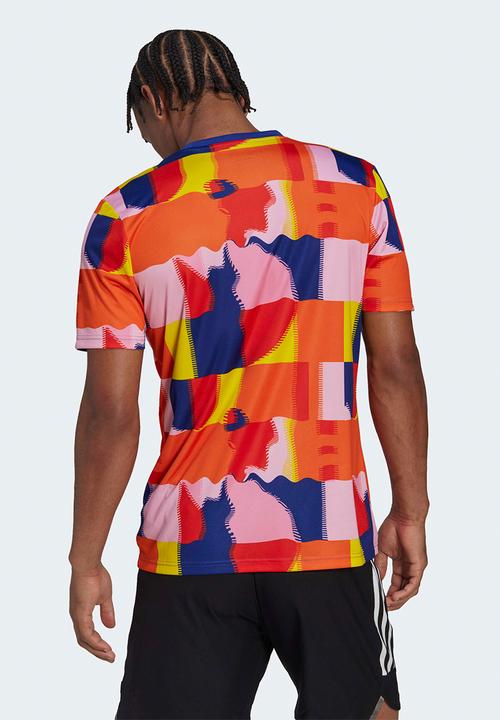 adidas Performance - Belgium Training T-shirt Pre Match World Cup 2022 - multicolor