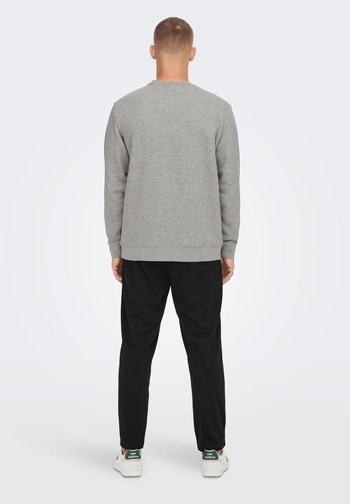 Only & Sons - Onsdylan reg stanford crew sweat - light grey
