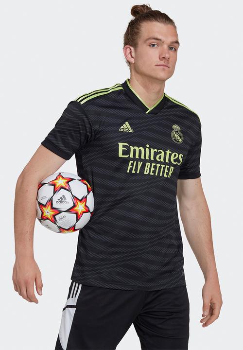 adidas Performance - Real Madrid 3rd replica jersey 22/23 - black pulse/lime