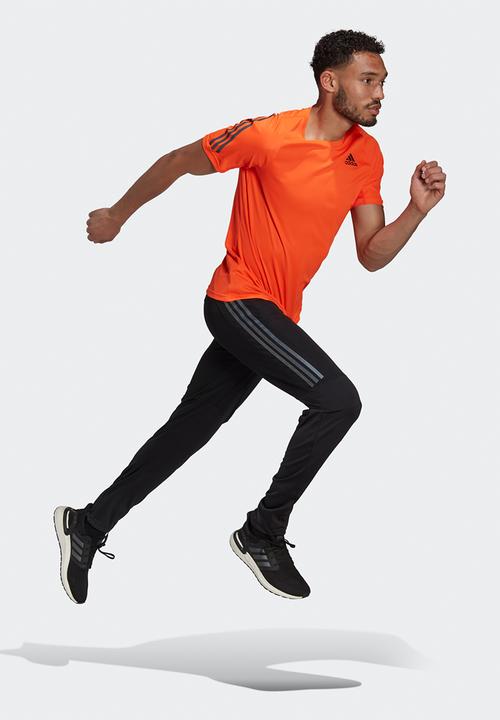 adidas Performance - Run icon tee - impact orange