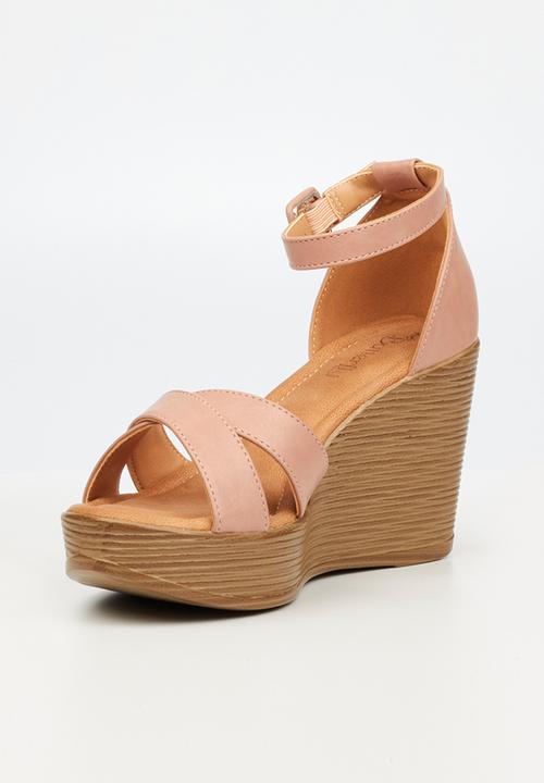 Butterfly Feet - Larah 1 wedge heel - pink