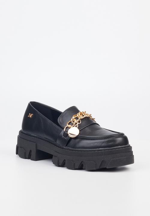 Rock & Co - Kulture 1 chunky lug sole loafer - black