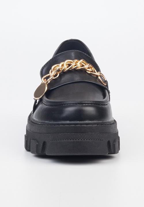 Rock & Co - Kulture 1 chunky lug sole loafer - black