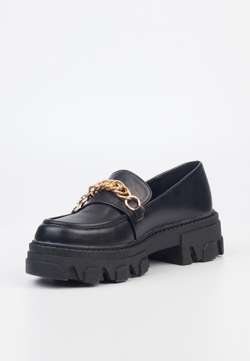 Rock & Co - Kulture 1 chunky lug sole loafer - black