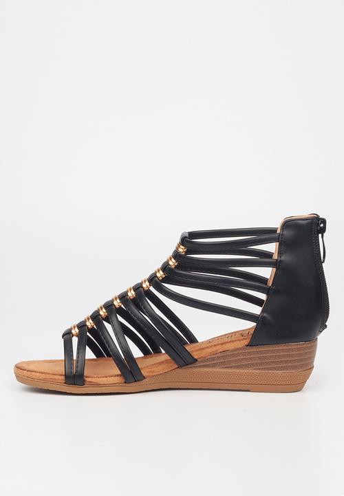 Butterfly Feet - Linah 1 wedge heel - black