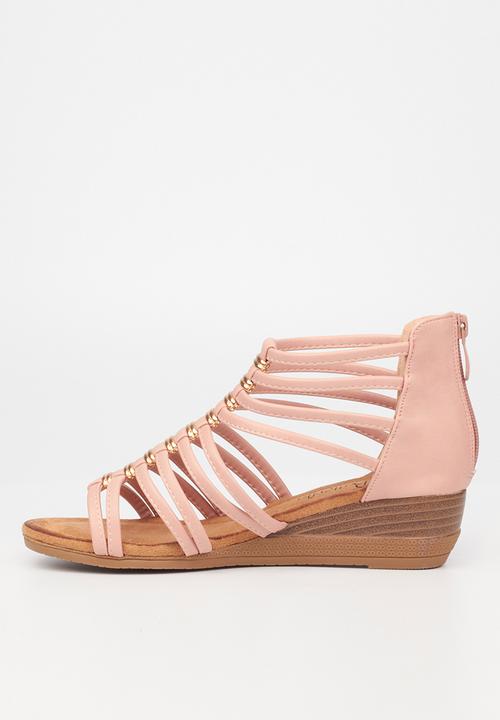 Butterfly Feet - Linah 1 wedge heel - pink