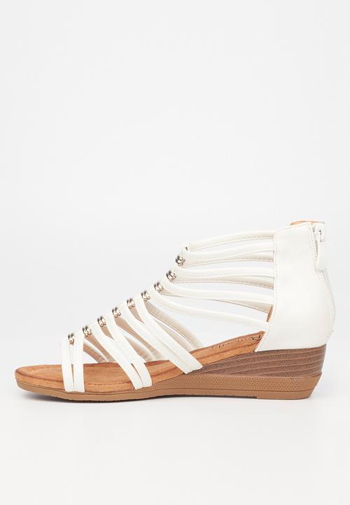 Butterfly Feet - Linah 1 wedge heel - white