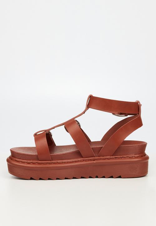 Rock & Co - Rouge 3 chunky flatform sandal - chocolate