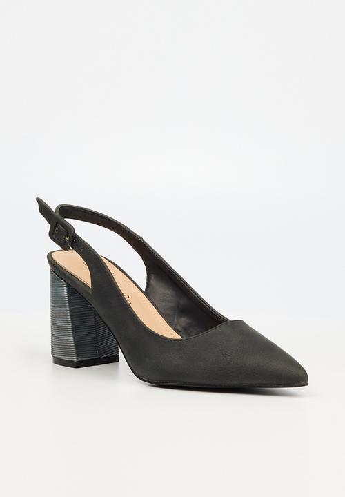 Butterfly Feet - Lissa 1 block heel - black