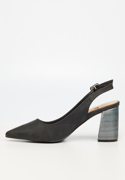 Butterfly Feet - Lissa 1 block heel - black