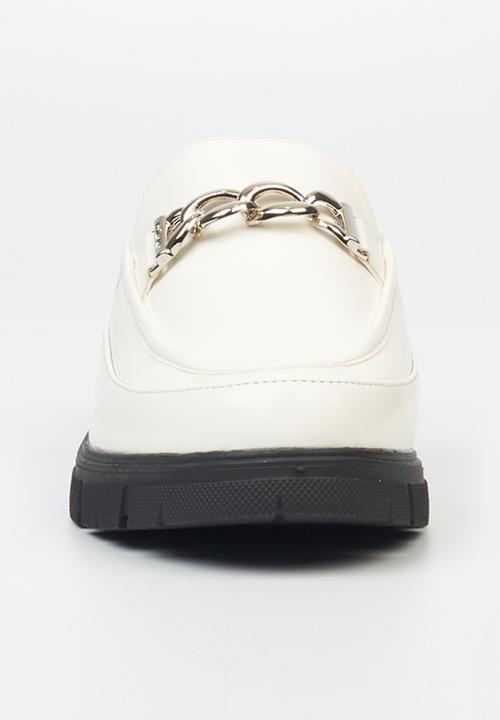 Rock & Co - Venez 1 chunky loafer mule - white