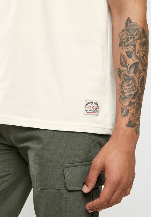 Holmes Bro's - Vintage surf  short sleeve tee - cloud dancer