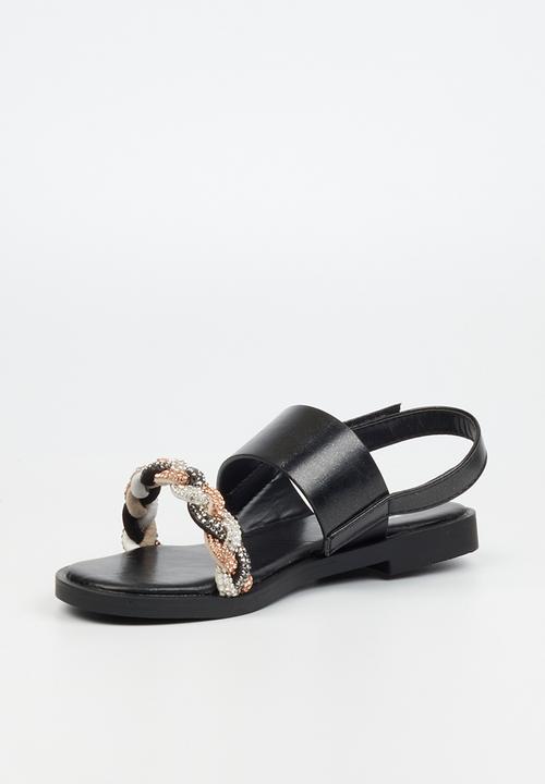 Little Miss Black - G-murano sandal - black