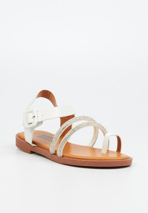 Little Miss Black - G-venice sandal - white