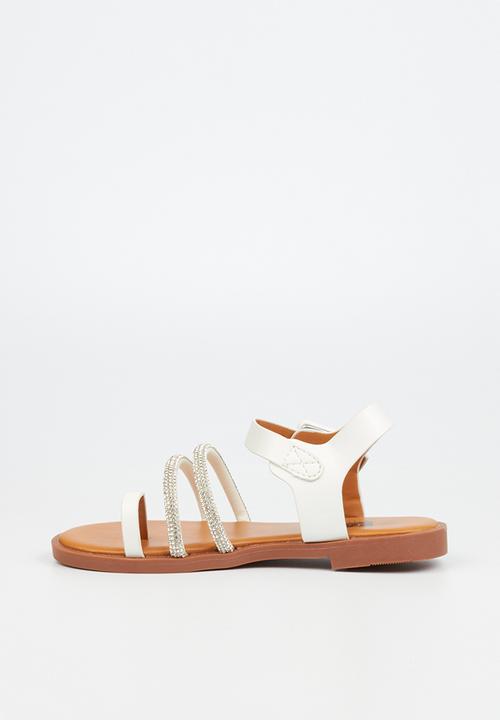 Little Miss Black - G-venice sandal - white