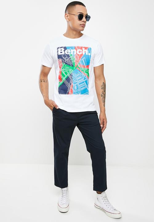 Bench - Prague short sleeve tee - white