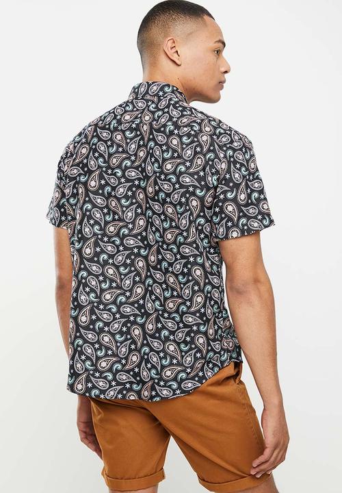 basicthread - Printed shirt - black